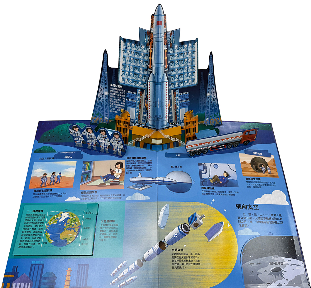 大知識大百科3D立體書：大太空
